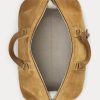 Khaki Ralph Lauren Welington Duffelväskor i kalvmocka för män Khaki Ralph Lauren Welington Duffelväskor i kalvmocka för män