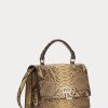 cCopper Dam Ralph Lauren The Python RL Crossbody-väskor med övre handtag cCopper Dam Ralph Lauren The Python RL Crossbody-väskor med övre handtag