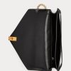 Kräm/svart dam Ralph Lauren Polo ID Mocka Envelope Crossbody-väskor Kräm/svart dam Ralph Lauren Polo ID Mocka Envelope Crossbody-väskor