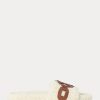 Krämfärgade dam Ralph Lauren Dixie Läder-Trim Shearling Flat Shoes Krämfärgade dam Ralph Lauren Dixie Läder-Trim Shearling Flat Shoes