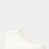 Krämfärgade Ralph Lauren Bryn High-Top Sneakers för kvinnor Krämfärgade Ralph Lauren Bryn High-Top Sneakers för kvinnor