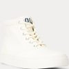 Krämfärgade Ralph Lauren Bryn High-Top Sneakers för kvinnor Krämfärgade Ralph Lauren Bryn High-Top Sneakers för kvinnor