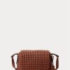 Lauren Tan Dam Ralph Lauren Woven Leather Small Maddy Shoulder Bags Lauren Tan Dam Ralph Lauren Woven Leather Small Maddy Shoulder Bags