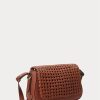 Lauren Tan Dam Ralph Lauren Woven Leather Small Maddy Shoulder Bags Lauren Tan Dam Ralph Lauren Woven Leather Small Maddy Shoulder Bags