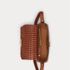 Lauren Tan Dam Ralph Lauren Woven Leather Small Maddy Shoulder Bags Lauren Tan Dam Ralph Lauren Woven Leather Small Maddy Shoulder Bags