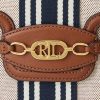 Lauren Tan/Navy Dam Ralph Lauren Canvas Stora Symone Tygpåsar Lauren Tan/Navy Dam Ralph Lauren Canvas Stora Symone Tygpåsar