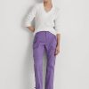 Lila dam Ralph Lauren fjädervikt twill Cargo ankelbyxor Lila dam Ralph Lauren fjädervikt twill Cargo ankelbyxor