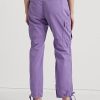 Lila dam Ralph Lauren fjädervikt twill Cargo ankelbyxor Lila dam Ralph Lauren fjädervikt twill Cargo ankelbyxor