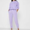Lila dam Ralph Lauren träningsbyxor med vida ben Lila dam Ralph Lauren träningsbyxor med vida ben