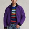 Lila Ralph Lauren Raglan-ärmjackor för män Lila Ralph Lauren Raglan-ärmjackor för män