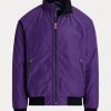 Lila Ralph Lauren Raglan-ärmjackor för män Lila Ralph Lauren Raglan-ärmjackor för män