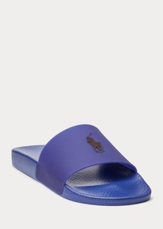 Lila/rosa Ralph Lauren termokromiska ponnytofflor för män