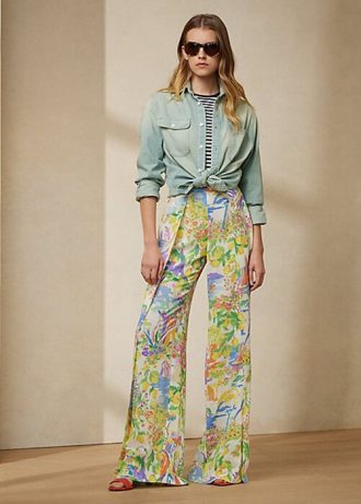 Ljusblå dam Ralph Lauren Tamia jeansskjortor i bomull