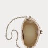 Ljusrosa dam Ralph Lauren tvättat läder Medium Emmy Bucket Bags