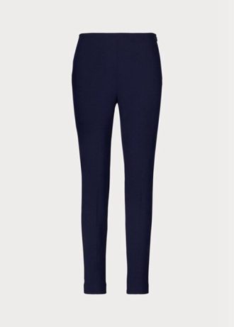 Marinblå Dam Ralph Lauren Annie Stretch Wool Skinnys byxor