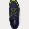Marinblå dam Ralph Lauren Reaghan Läder & Sneakers i mocka Marinblå dam Ralph Lauren Reaghan Läder & Sneakers i mocka