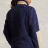 Marinblå flerfärgad Ralph Lauren vindskyddande hybridjackor för män