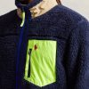 Marinblå flerfärgad Ralph Lauren vindskyddande hybridjackor för män
