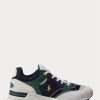 Marinblå/guld Ralph Lauren Trackster 200 Sneakers för män Marinblå/guld Ralph Lauren Trackster 200 Sneakers för män