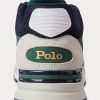 Marinblå/guld Ralph Lauren Trackster 200 Sneakers för män Marinblå/guld Ralph Lauren Trackster 200 Sneakers för män