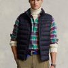 Marinblå Herr Ralph Lauren The Packable Gilet Väst