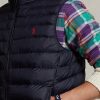 Marinblå Herr Ralph Lauren The Packable Gilet Väst