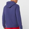 Marinblå luvtröja med Ralph Lauren logotyp för män