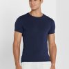 Marinblå mäns Ralph Lauren 2-pack T-shirts med rund hals Marinblå mäns Ralph Lauren 2-pack T-shirts med rund hals