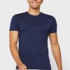 Marinblå mäns Ralph Lauren 3-pack diverse T-shirts med rund hals