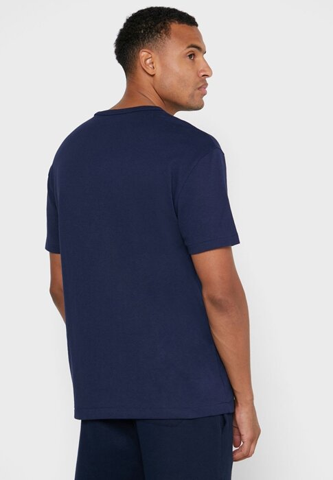 Marinblå mäns Ralph Lauren Essential T-shirts med rund hals Marinblå mäns Ralph Lauren Essential T-shirts med rund hals