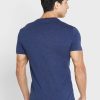 Marinblå mäns Ralph Lauren Essential T-shirts med rund hals Marinblå mäns Ralph Lauren Essential T-shirts med rund hals