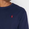 Marinblå mäns Ralph Lauren Essential T-shirts med rund hals Marinblå mäns Ralph Lauren Essential T-shirts med rund hals