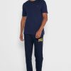 Marinblå mäns Ralph Lauren Essential T-shirts med rund hals Marinblå mäns Ralph Lauren Essential T-shirts med rund hals