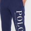 Marinblå mäns Ralph Lauren logotyp joggingbyxor Marinblå mäns Ralph Lauren logotyp joggingbyxor