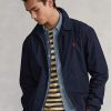 Marinblå Ralph Lauren Bayport Poplinjackor för män Marinblå Ralph Lauren Bayport Poplinjackor för män