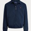Marinblå Ralph Lauren Bayport Poplinjackor för män Marinblå Ralph Lauren Bayport Poplinjackor för män