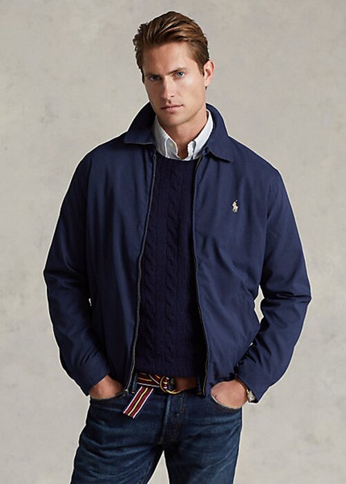 Marinblå Ralph Lauren Bi-Swing-jackor för män Marinblå Ralph Lauren Bi-Swing-jackor för män