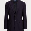 Marinblå Ralph Lauren Blazers i stretchig ullblandning för kvinnor