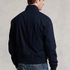 Marinblå Ralph Lauren Cotton Twill-jackor för män Marinblå Ralph Lauren Cotton Twill-jackor för män