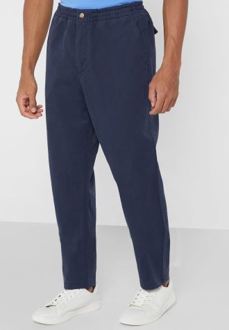 Marinblå Ralph Lauren Essential träningsbyxor för män Marinblå Ralph Lauren Essential träningsbyxor för män