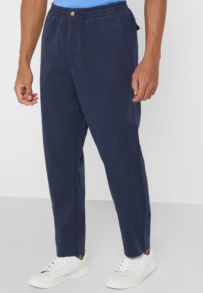 Marinblå Ralph Lauren Essential träningsbyxor för män Marinblå Ralph Lauren Essential träningsbyxor för män