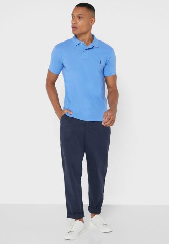 Marinblå Ralph Lauren Essential träningsbyxor för män Marinblå Ralph Lauren Essential träningsbyxor för män