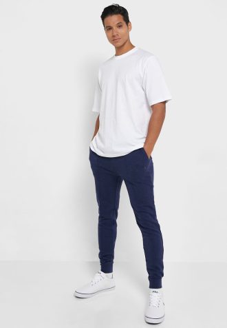 Marinblå Ralph Lauren Essential träningsbyxor för män Marinblå Ralph Lauren Essential träningsbyxor för män