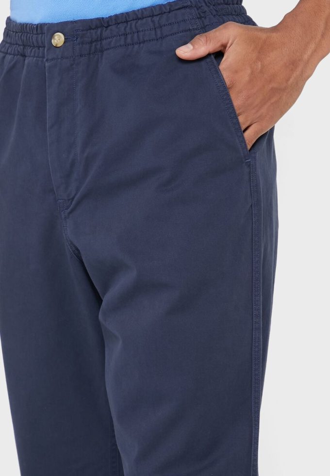 Marinblå Ralph Lauren Essential träningsbyxor för män Marinblå Ralph Lauren Essential träningsbyxor för män