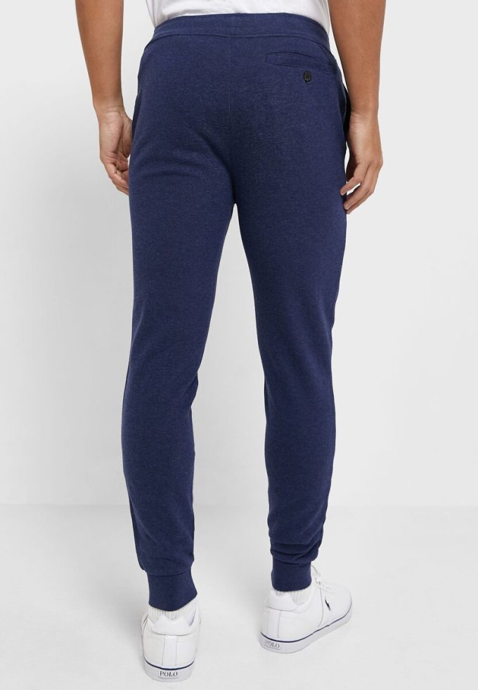 Marinblå Ralph Lauren Essential träningsbyxor för män Marinblå Ralph Lauren Essential träningsbyxor för män