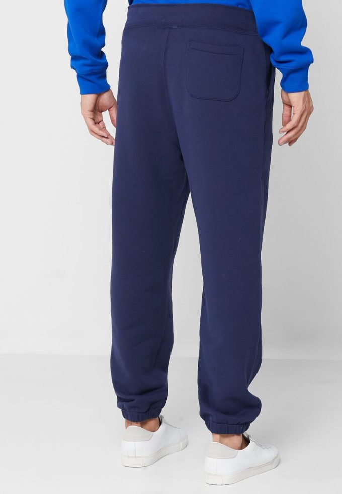 Marinblå Ralph Lauren Essential träningsbyxor för män Marinblå Ralph Lauren Essential träningsbyxor för män