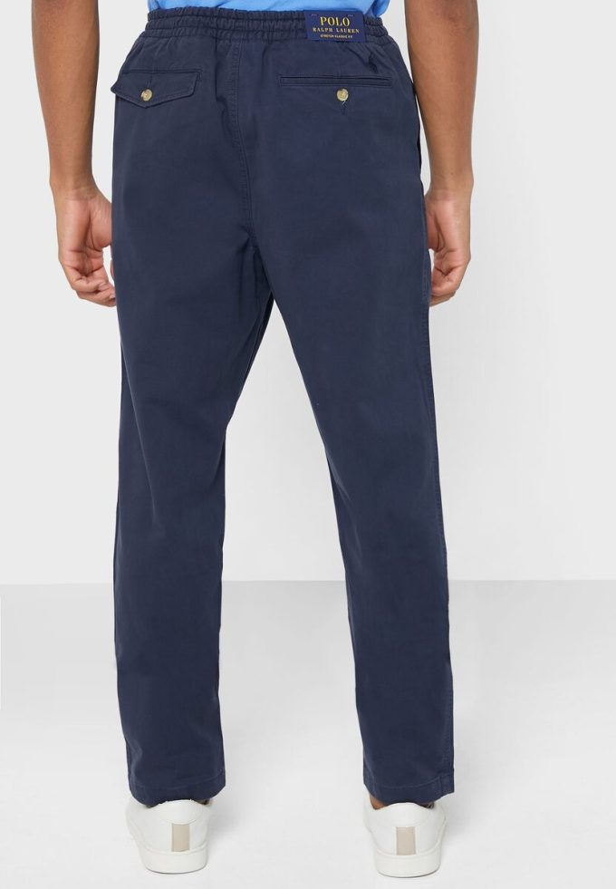 Marinblå Ralph Lauren Essential träningsbyxor för män Marinblå Ralph Lauren Essential träningsbyxor för män
