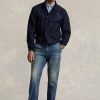 Marinblå Ralph Lauren grafiska deckjackor för män Marinblå Ralph Lauren grafiska deckjackor för män