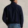 Marinblå Ralph Lauren grafiska deckjackor för män Marinblå Ralph Lauren grafiska deckjackor för män