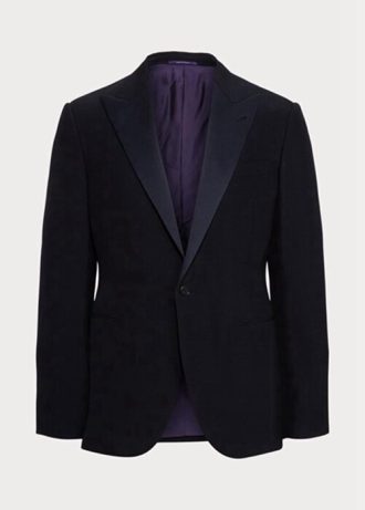 Marinblå Ralph Lauren Gregory Barathea Smokingblazers för män